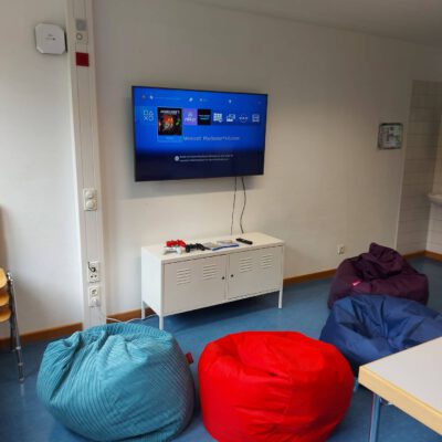 Gemeinsam zocken und Spaß haben.